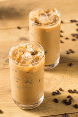 Homemade Iced Coffe with Almond MIlk