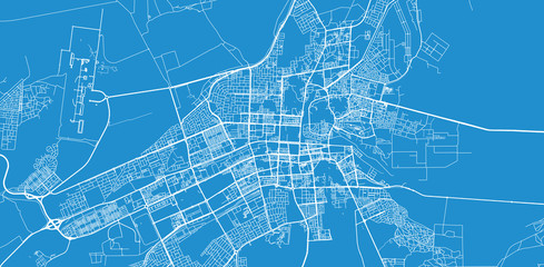Urban vector city map of Al Ain, United Arab Emirates