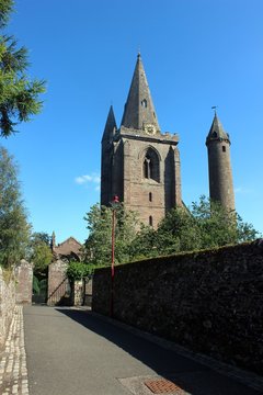 Brechin Cathedral and round tower, Angus.