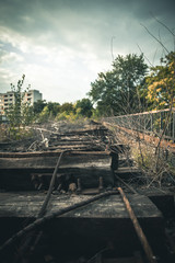 abandonded train tracks