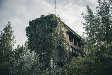 Abandoned train house
