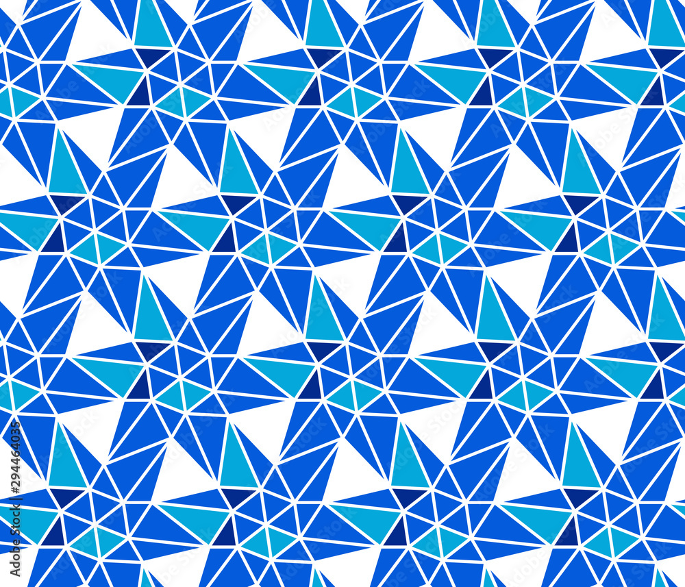 Poster abstract geometric seamless pattern. optical illusion of the movement of figures.