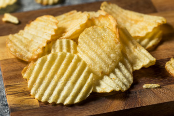 Organic Salted Wavy Potato Chips