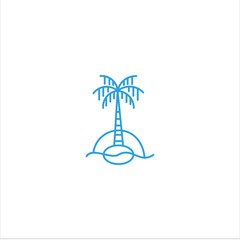 palm vector logo graphic modern