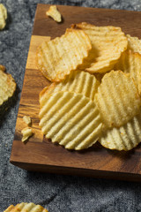 Organic Salted Wavy Potato Chips