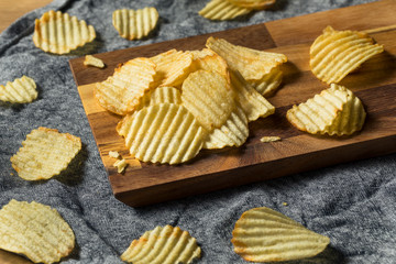 Organic Salted Wavy Potato Chips