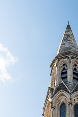 Church and sky