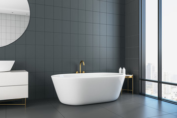 Modern bathroom interior