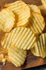 Organic Salted Wavy Potato Chips
