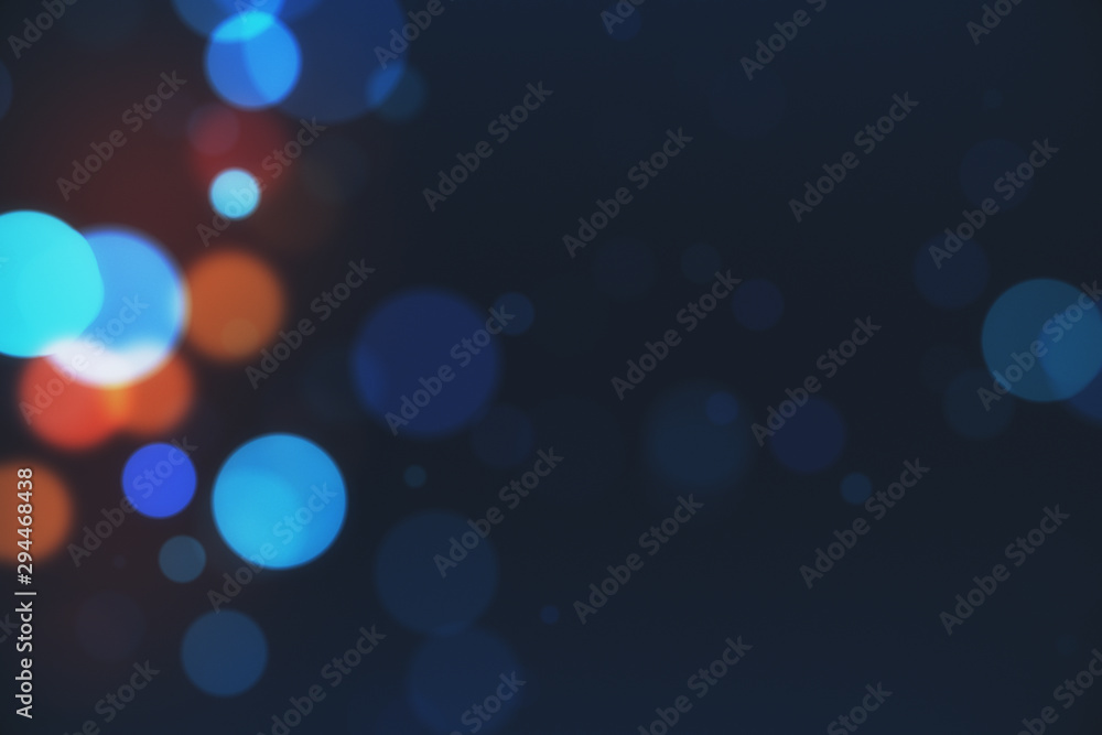 Poster creative bokeh backdrop