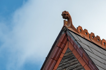 Classic roof and sky