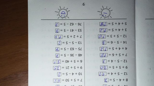 Young Lefthanded Schoolboy Learning Writing Math School Boy Education