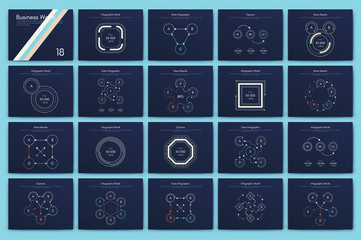 Infographic vector brochure elements for business illustration