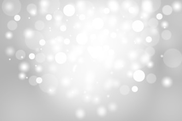 Gray abstract texture background with snowflakes winter and bokeh lights. blurred beautiful shiny Christmas new year, use wallpaper backdrop and your product. 