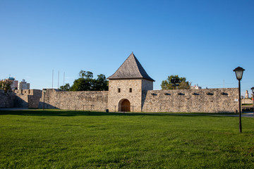 Fototapeta na wymiar Medieval fortress in Banja Luka, town in Bosnia and Herzegovina