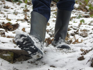 feet in snow