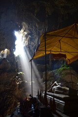 A buddha statue in a cave near Vang Vieng (Laos)