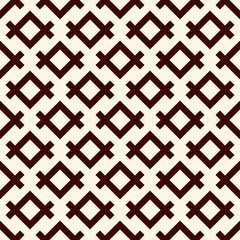 Ethnic style seamless pattern with geometric figures. Native americans ornamental abstract background. Tribal motif