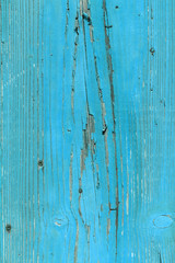 Fototapeta na wymiar The old blue wood texture with natural patterns