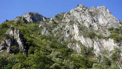 Fototapeta mountain landscape around matka canyon obraz