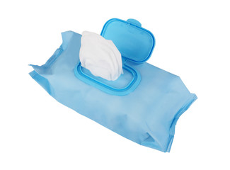 Tissue box on white