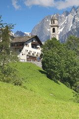 Fototapeta premium Soglio im Bergell