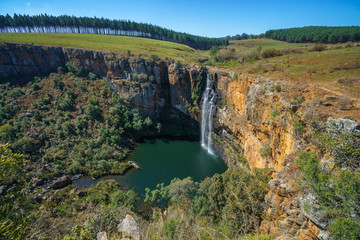 beautiful waterfall berlin falls, panorama route, mpumalanga, south africa 2