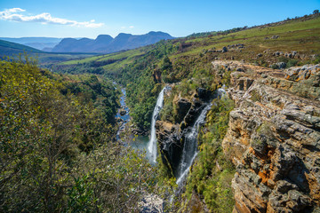 beautiful waterfall lisbon falls, panorama route, mpumalanga, south africa 10