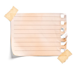 note paper blank sign tag label