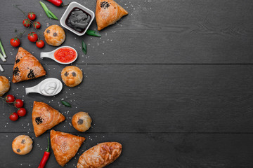 Assorted Uzbek food set, pilaf, samsa, lagman, manta, shurpa Uzbek restaurant concept, Uzbek