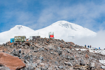 Garabashi Station at Mount Elbrus, Caucasus Russia