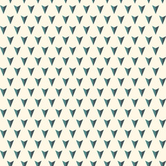 Seamless pattern with geometric ornament. Isometric arrows wallpaper. Pointers motif. Contemporary abstract background