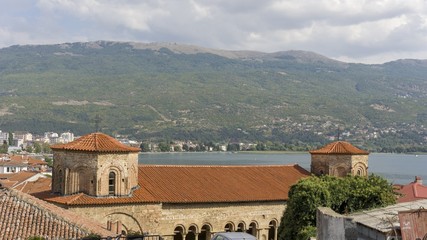 Ohrid Village and Ohrid Lake in Northern Macedonia