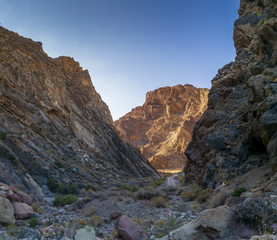 Sunset at Titus Canyon, Death Valley National Park, CA, USA