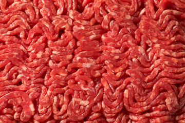 Raw Organic Red Ground Minced Beef