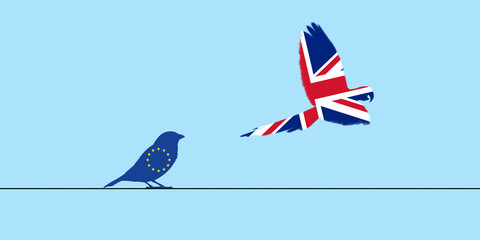 Brexit Konzept - Großbritannien  verlässt die Europäische Union