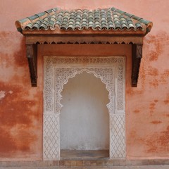 Porta Marrocos . Texturas Terracota  - 294491045