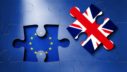 Brexit Konzept - Großbritannien  verlässt die Europäische Union