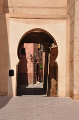 Porta árabe em Marrocos - 294491230