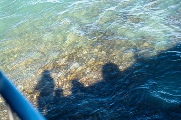 Mar transparente