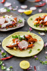 Mexican food on the table