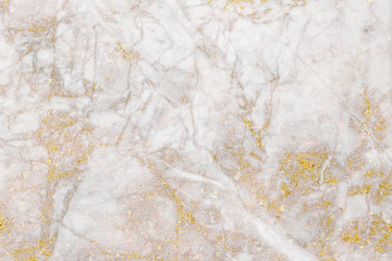White gold marble texture pattern background with high resolution design for cover book or brochure, poster, wallpaper background or realistic business