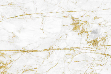 White gold marble texture pattern background with high resolution design for cover book or brochure, poster, wallpaper background or realistic business