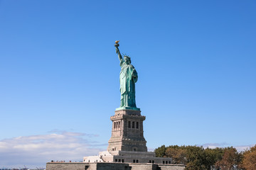 Fototapeta na wymiar New York City Statute of Liberty