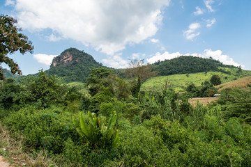 thai landscape in the mountains