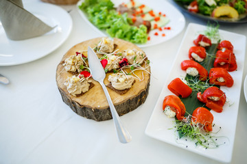 Beautiful and delicious restaurant meals