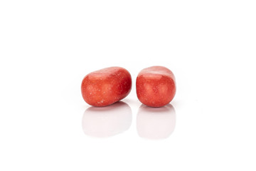 Whole sweet pastel candy isolated on white background