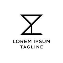 initial letter logo ZY, YZ logo template