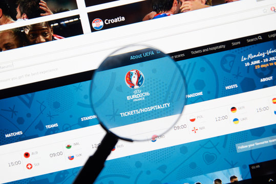2016 Euro UEFA On The Web
