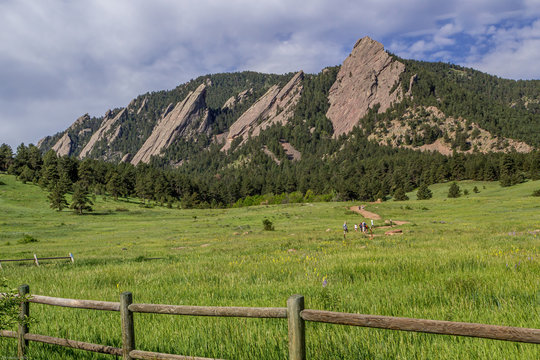 Flat Irons Hiking Trail in Boulder Colorado